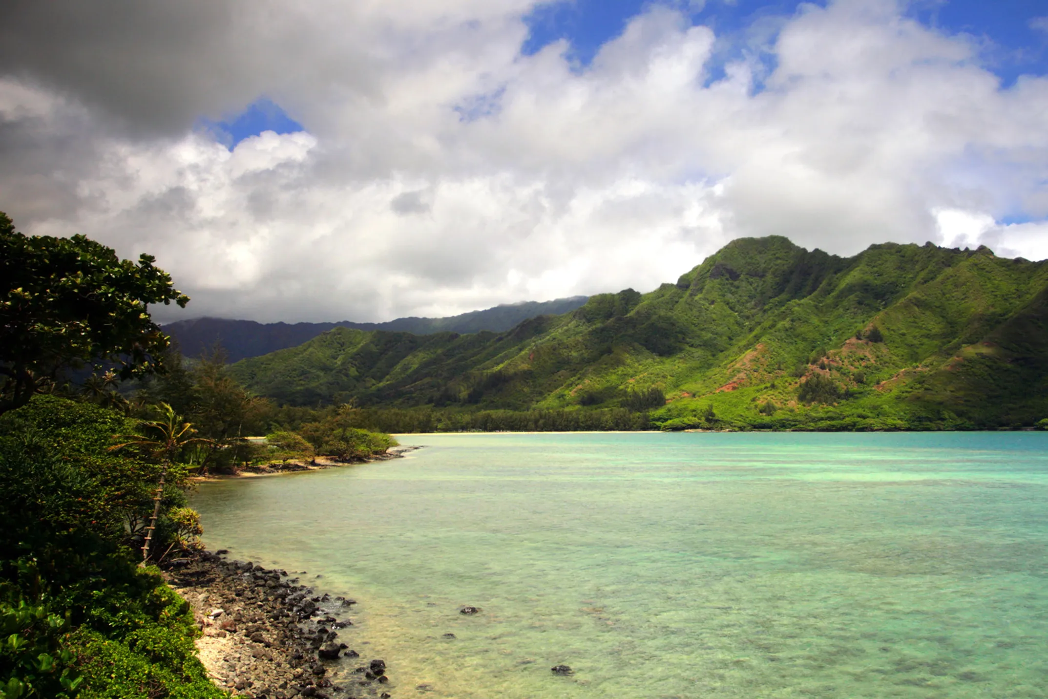 Kau region volcanic landscape with dramatic coastal views