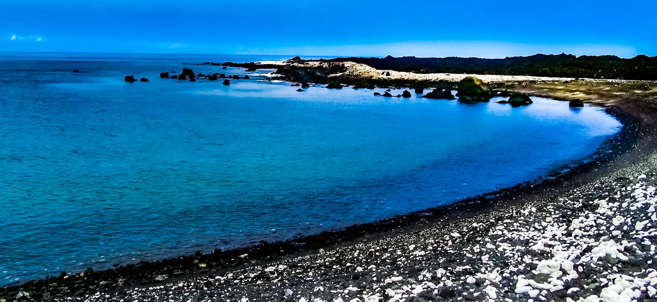 Ancient Kohala volcano landscape showing geological formation