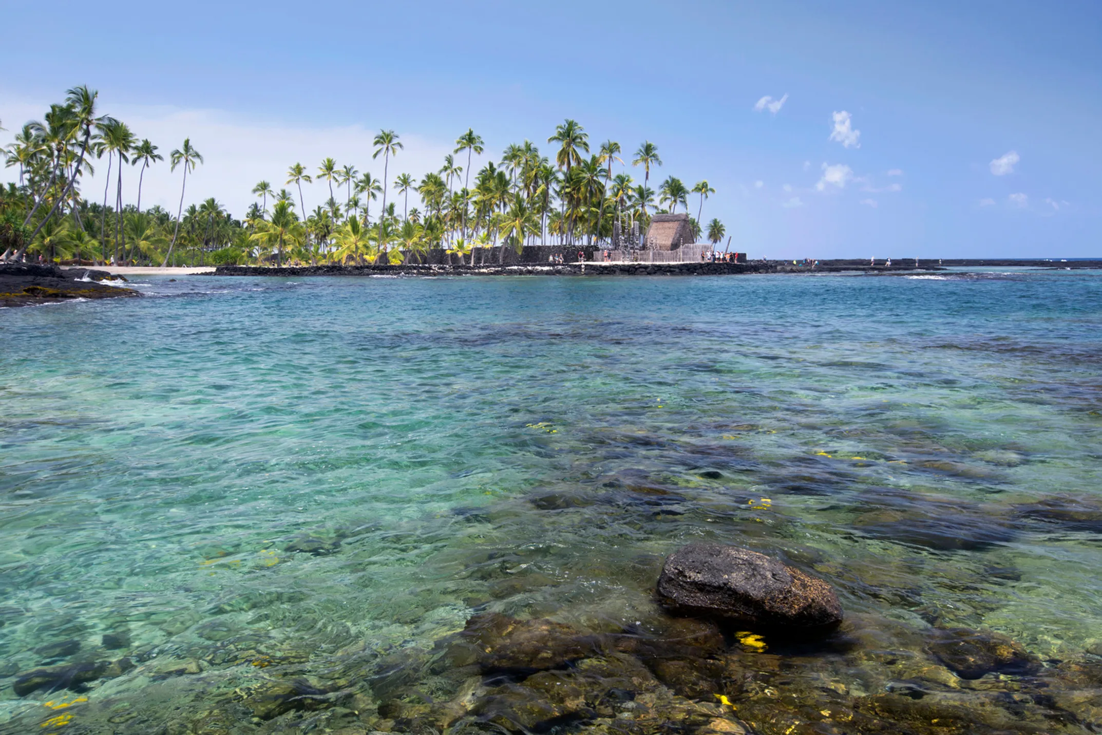 Self-guided walking tour through Puʻuhonua o Hōnaunau sacred grounds