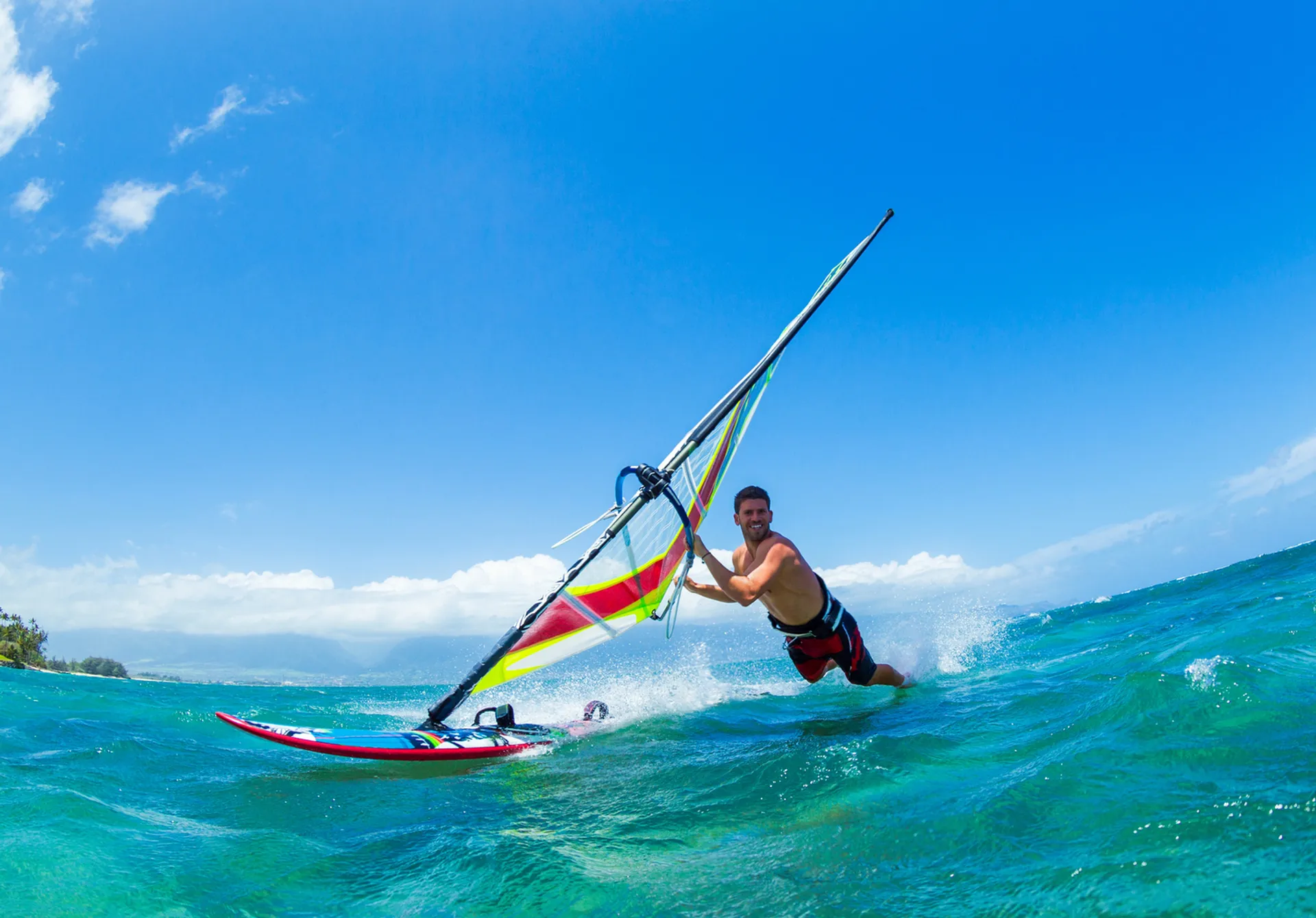 Kitesurfing on Big Island waters