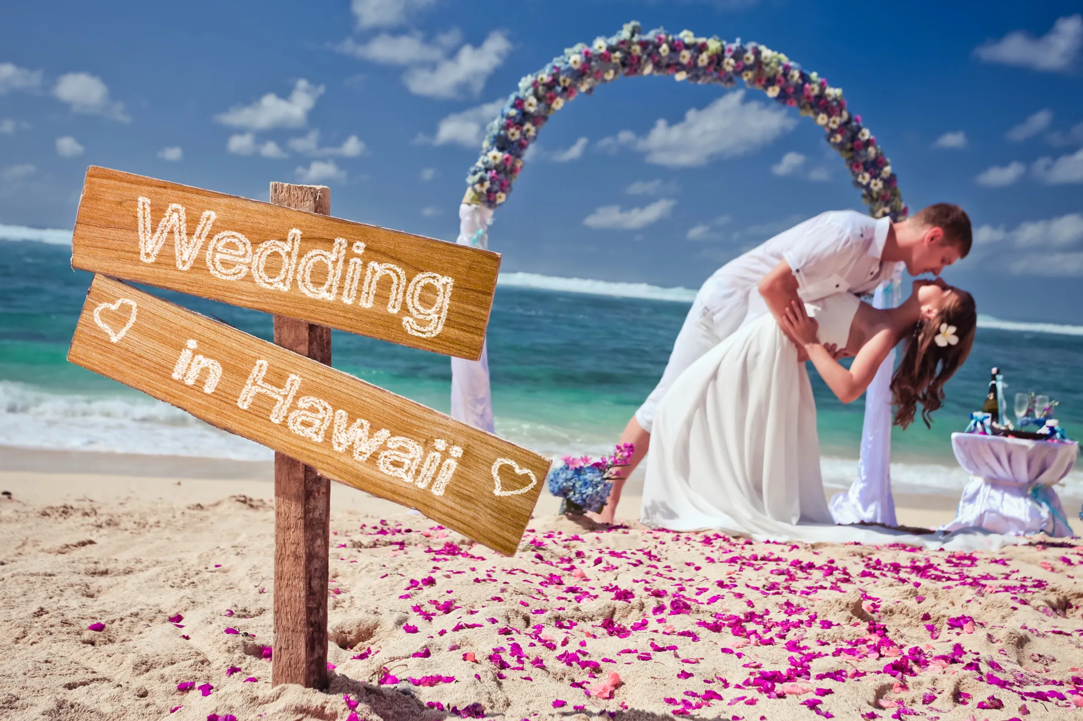 Hawaii marriage license and wedding planning documents