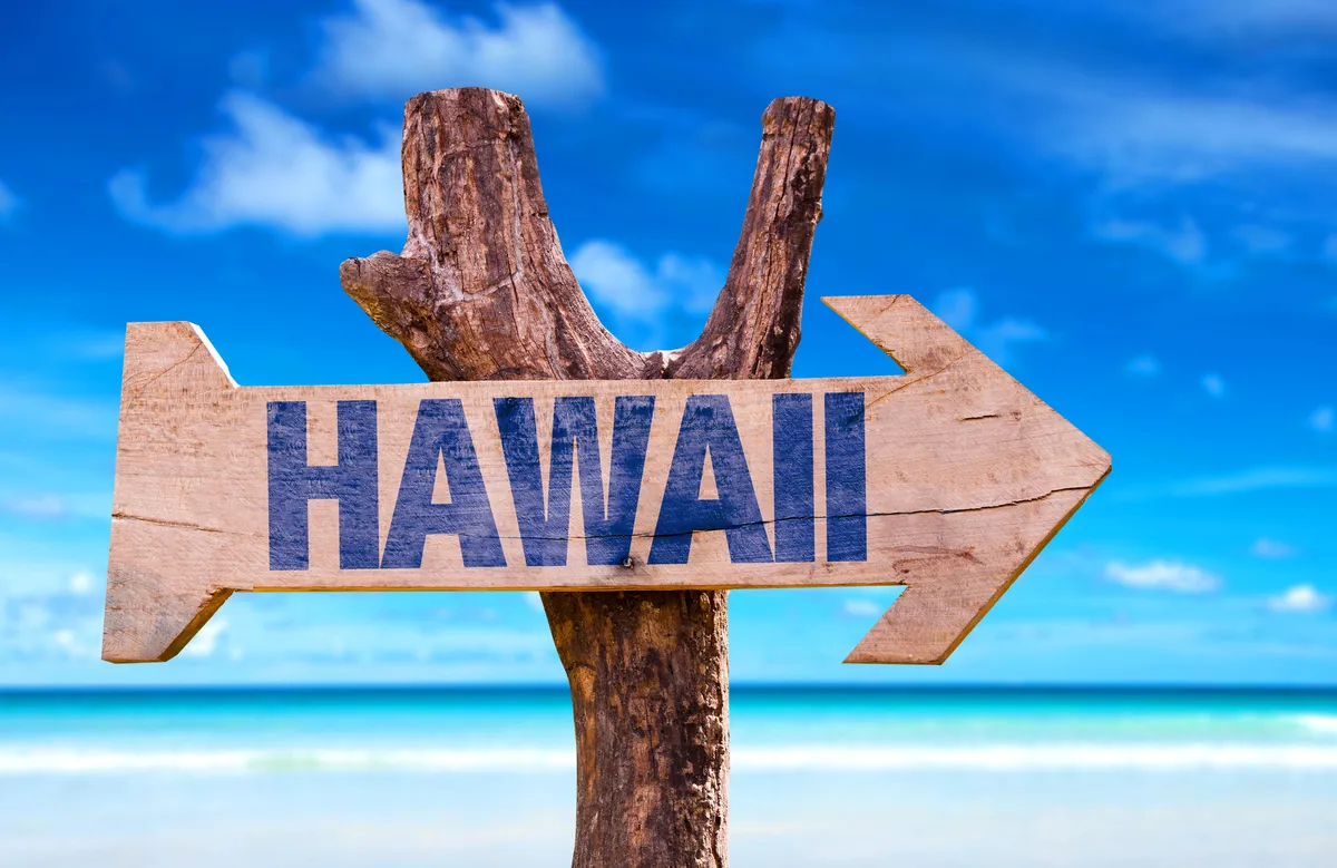 Hawaii travel planning guide with scenic Big Island landscape