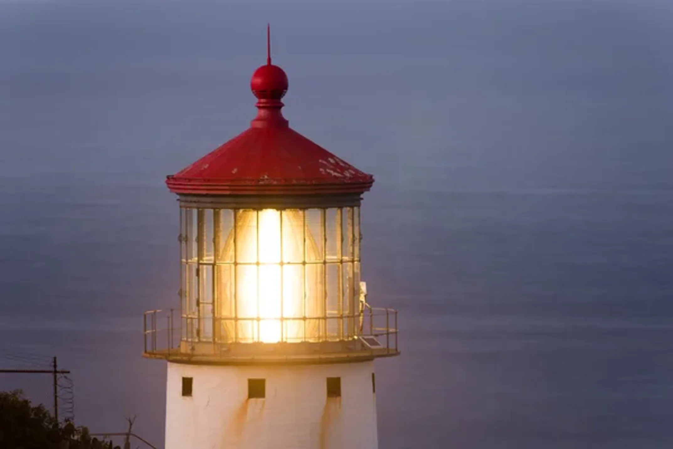 Makapu'u Point Lighthouse overlooking the dramatic Windward Coast of Oahu
