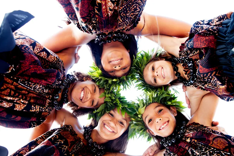 Modern Hawaiian art representing contemporary cultural expressions and urban creativity