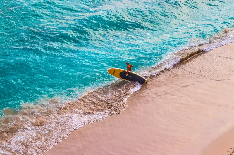 North Shore Oahu surf break with powerful waves