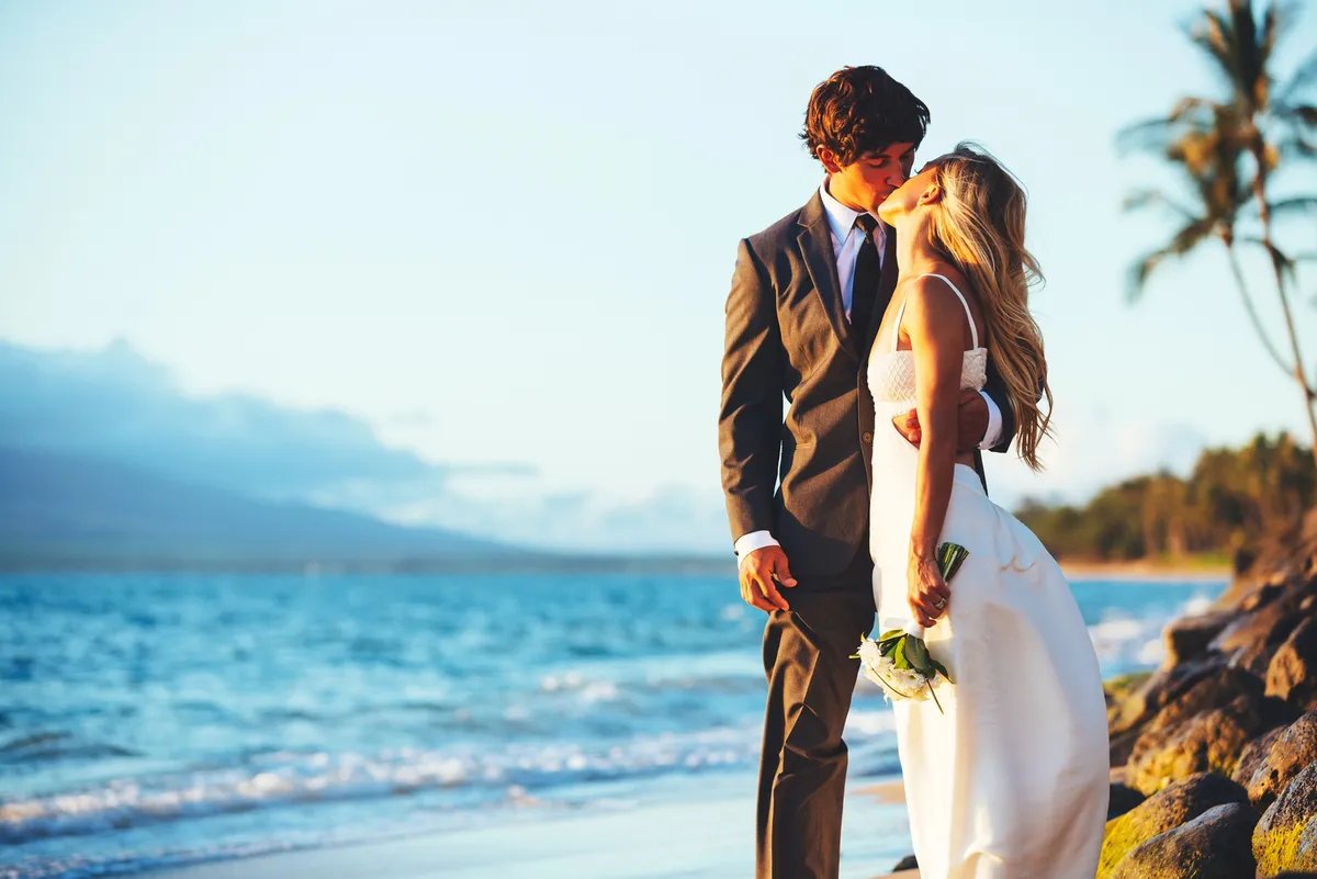 Professional Hawaiian wedding vendors and local artisans collaborating on a beautiful wedding celebration