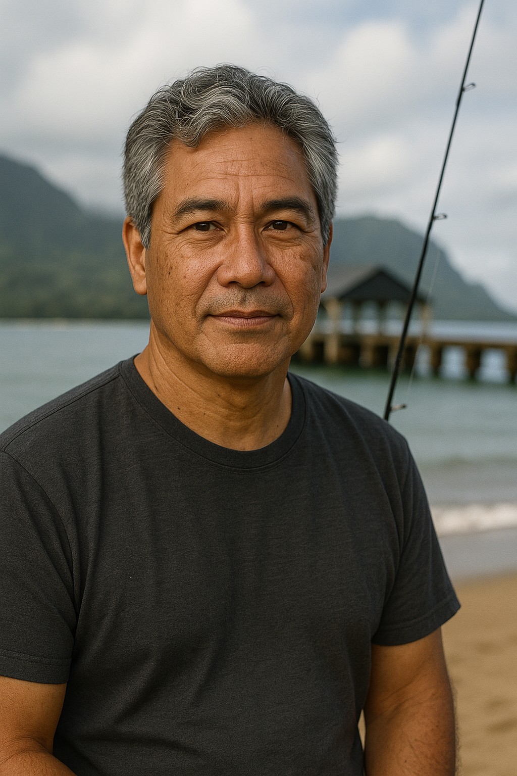 Kalani Miller, born and raised in Hanalei, Kauai